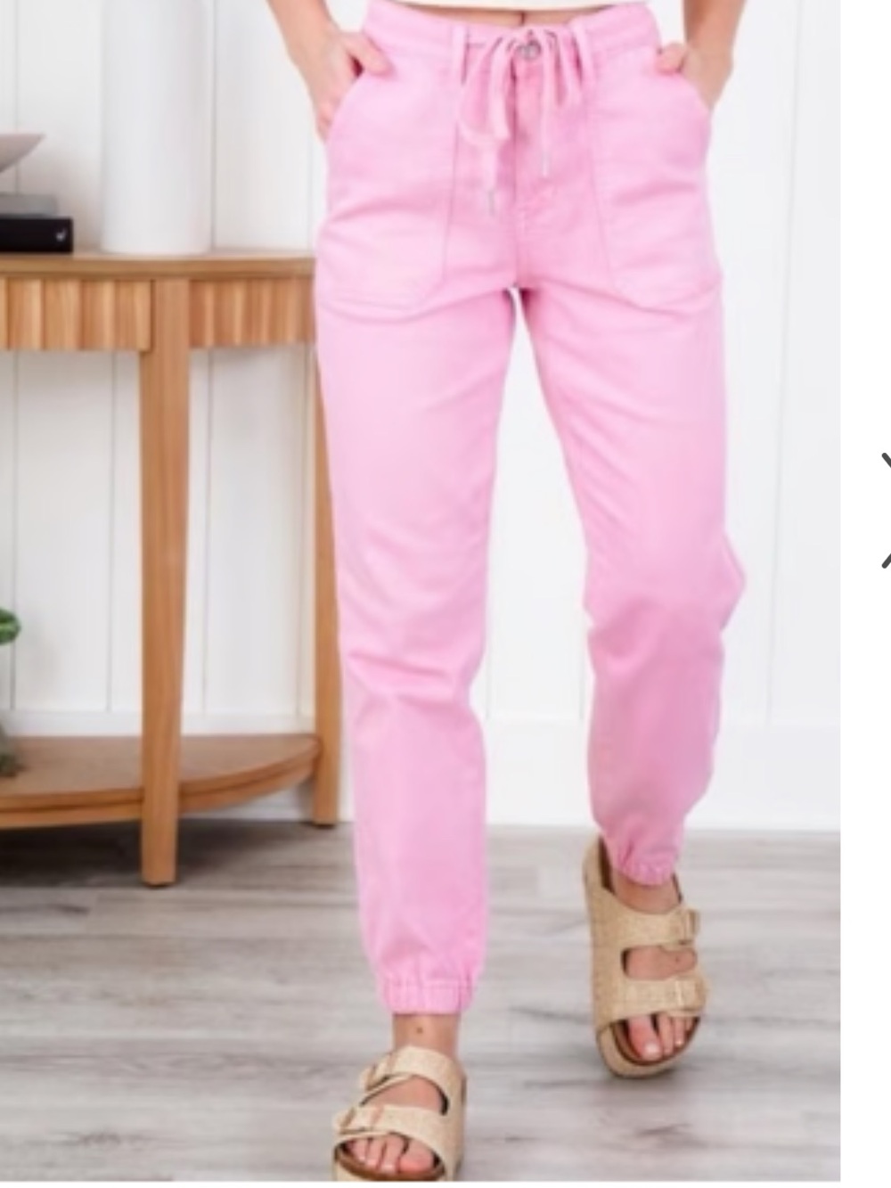 Judy Blue Light Pink High-Rise Jogger Jeans